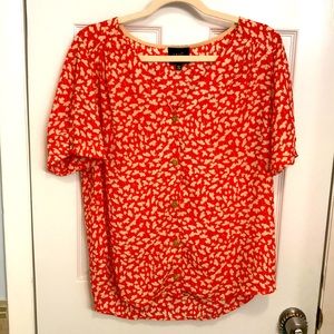 Vintage floral blouse